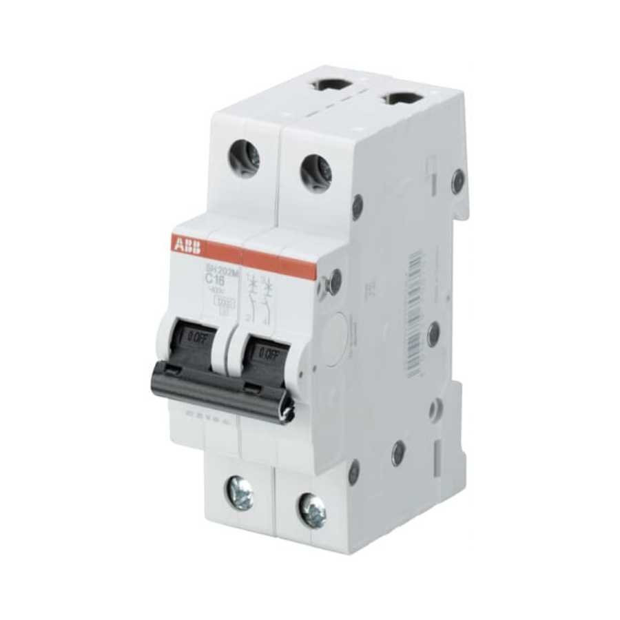 ABB Brand Mini Circuit Breaker MCB 10A 2 Pole C Curve SH202M-C10