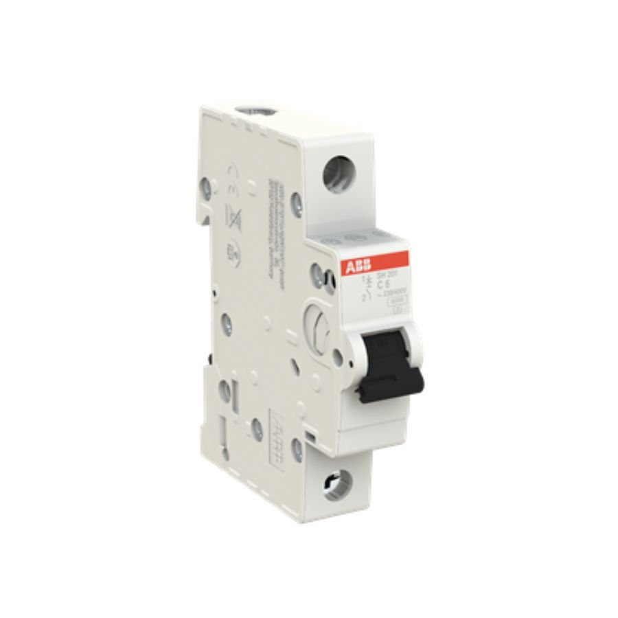 ABB Brand SH201-C6 Miniature Circuit Breaker 1P C 6A