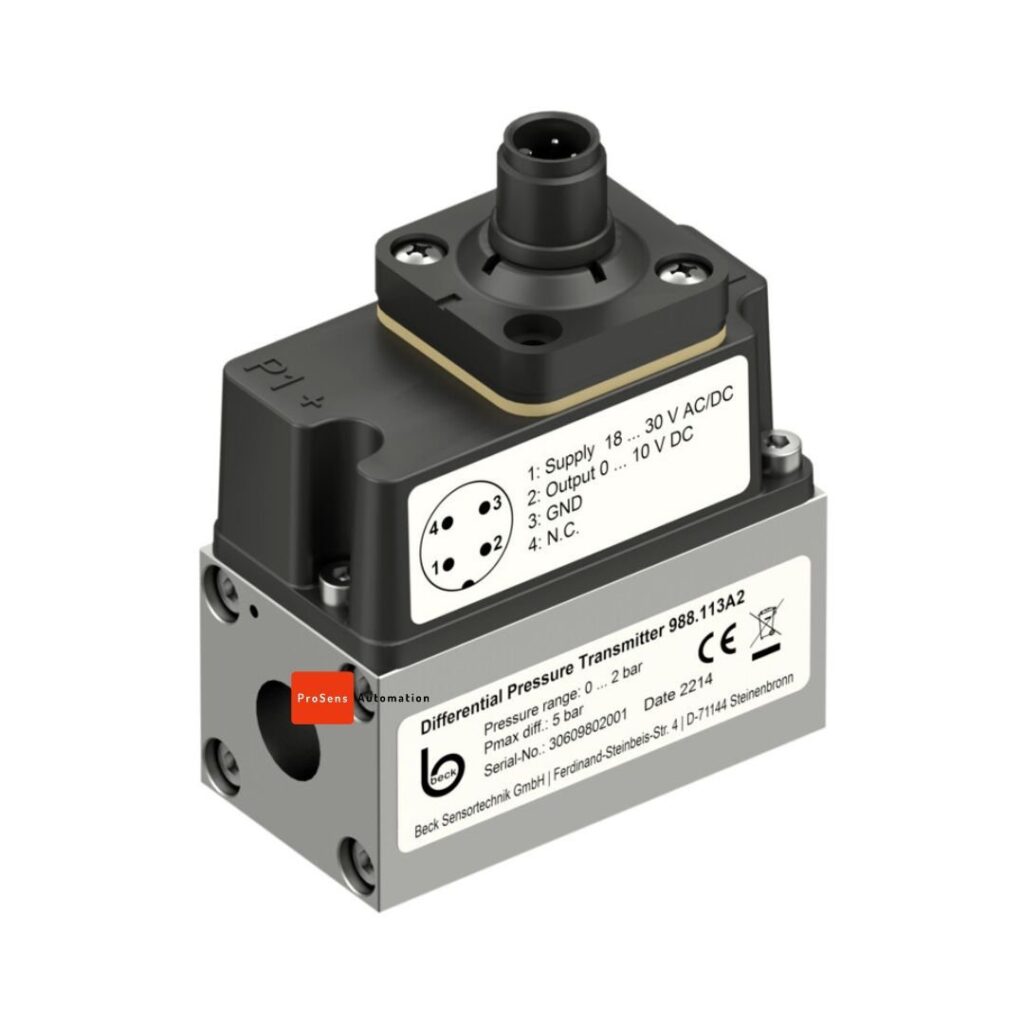 Beck Brand 988 Differential Pressure Transmitter