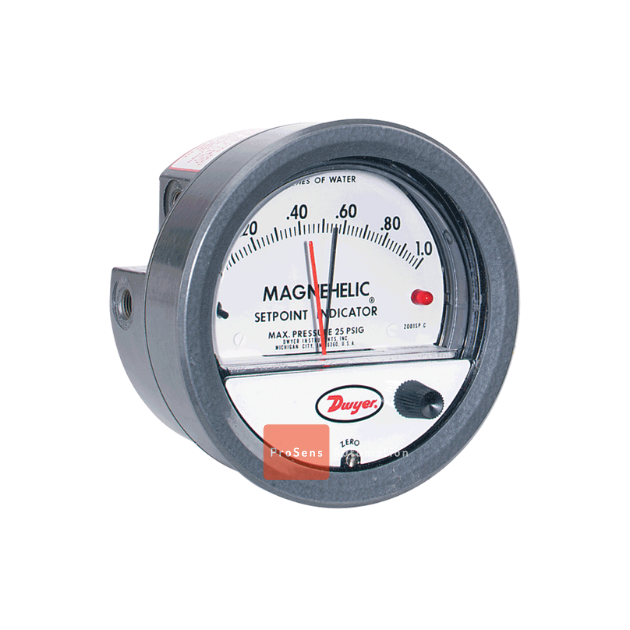 Dwyer Series 2000-SP Magnehelic Differential Pressure Gage
