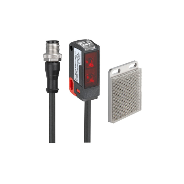 Leuze make SET PRK23/4X-200-M8TKS50x50.1 Polarized retro-reflective photoelectric sensor - 50143274