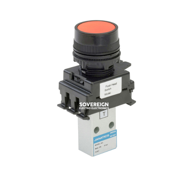 Janatics DS244PD60 1/8 -3/2 NC Push Pull detent valve