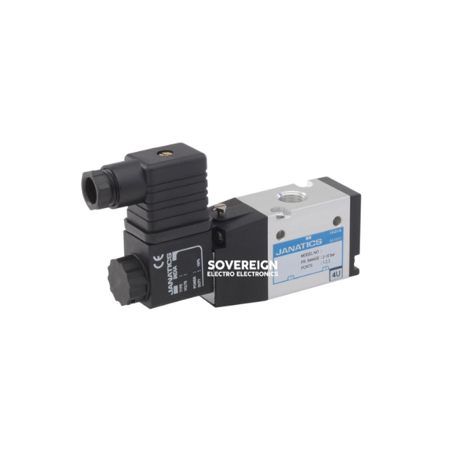 Janatics DS235SR61-A 1/4 -3/2 NO,220V AC Single Sol. sp. return valve