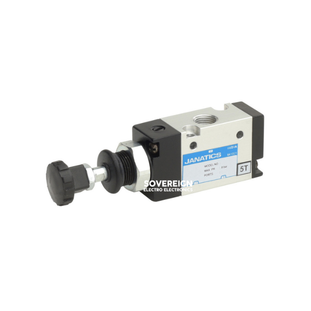Janatics DS234PR60 1/8 -3/2 NO Push Pull sp. return valve