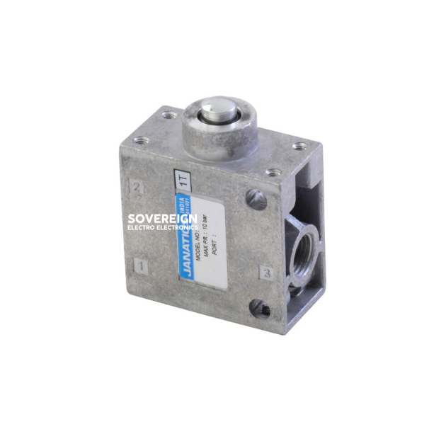 Janatics DP045061 3/2NC STEM ACTUATED VALVE 1/4