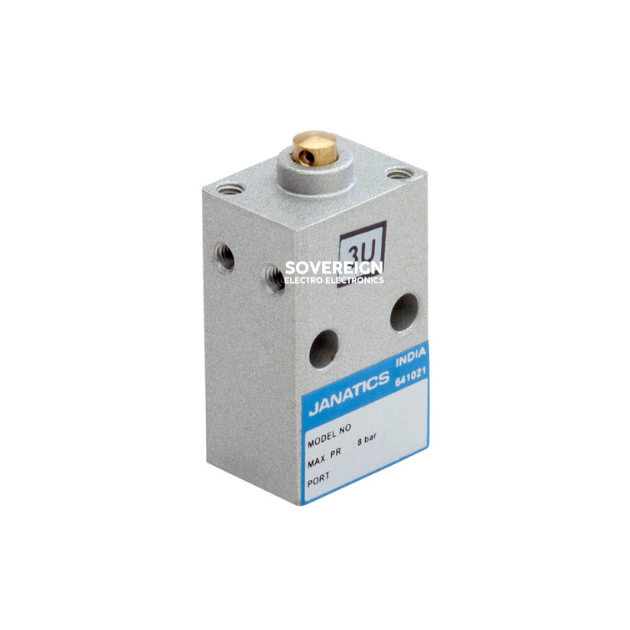 Janatics DP242O70 M5,3/2 NC Stem Actuated Valve-(Metal)