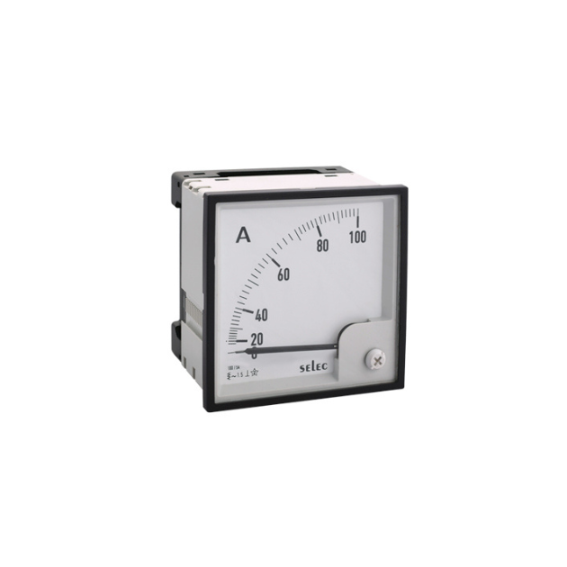 Selec make AM-I-2-5A-WD-CE Analog Ammeter