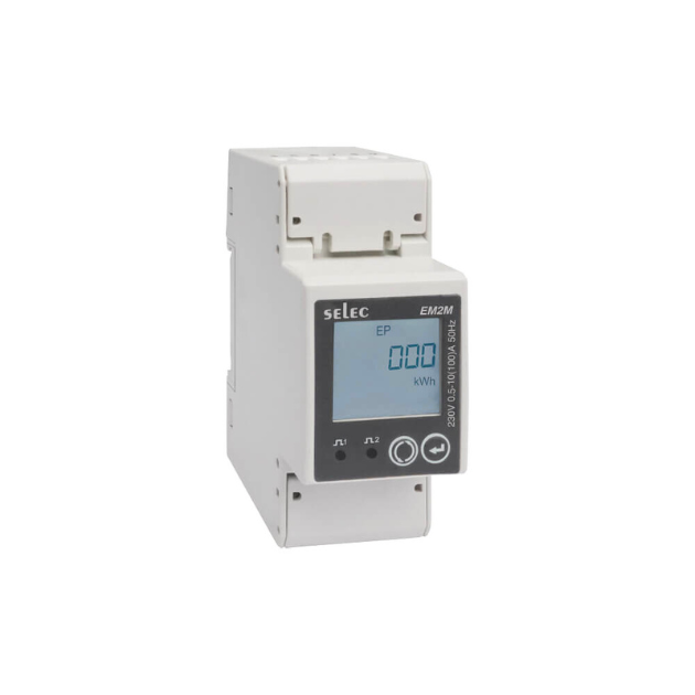 Selec make EM2M-1P-C-100A Energy Meter