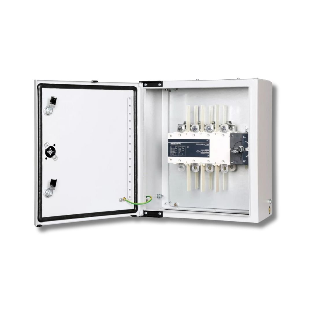 SOCOMEC_Brand_Manual_Onload_Changeover_Switch_inSteel_Enclosure