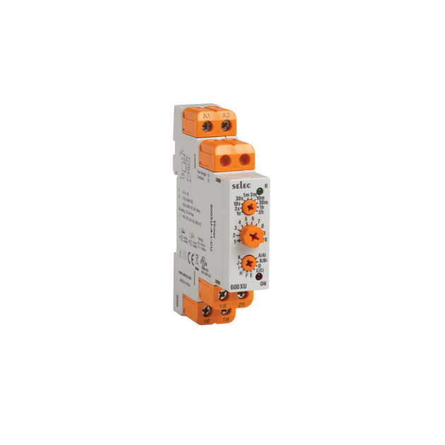 Selec make 640SC Din Rail Timers - 17.5 mm