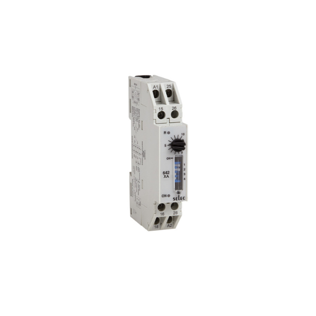 Selec make 642XA Din Rail Timers - 17.5 mm