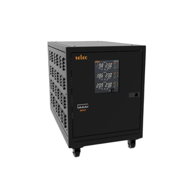 Selec make SVR-3P-75-320/480V Static Voltage Regulator Three Phase